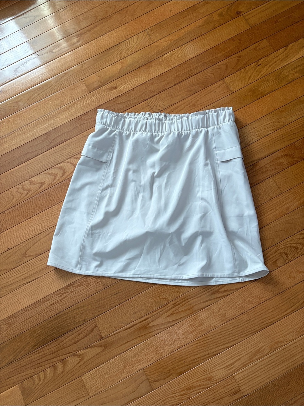 RBX Light Beige Elastic Waist Active Skirt